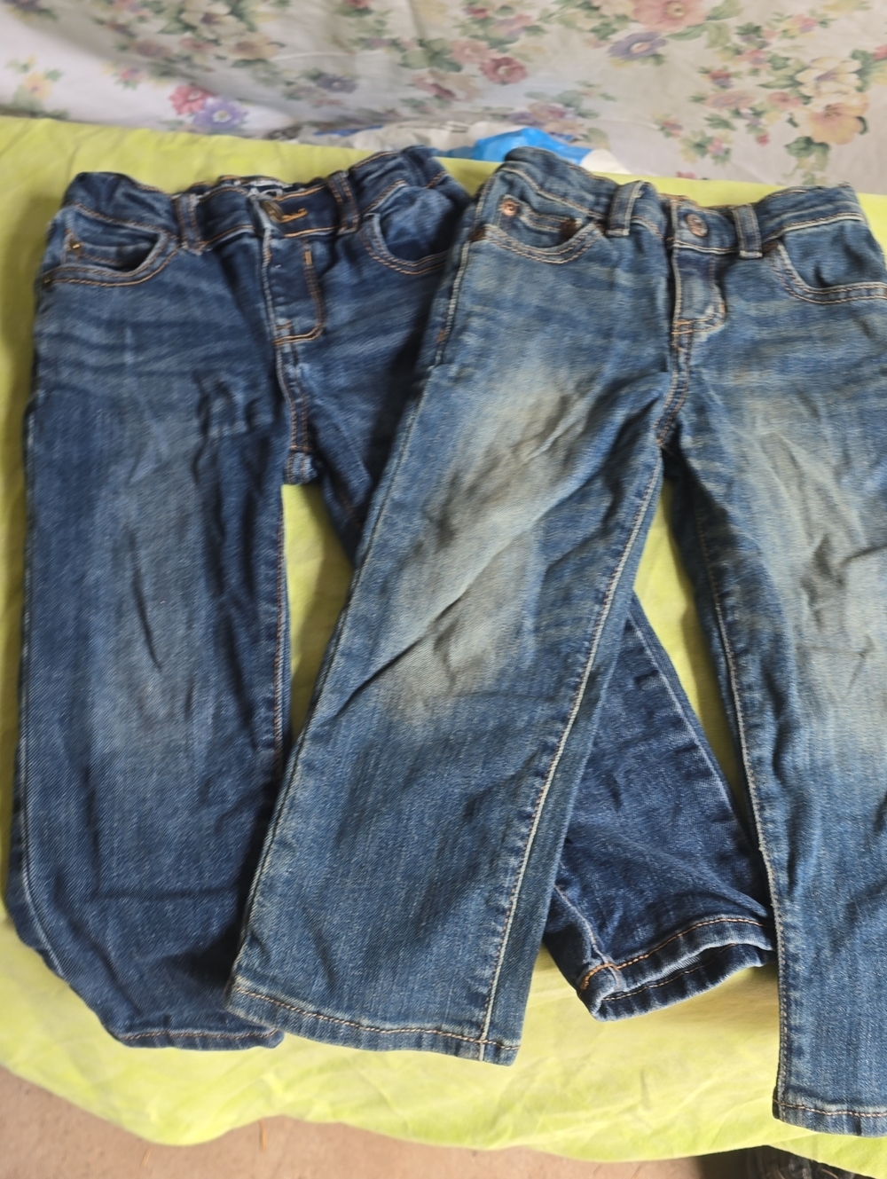 Childrens Place Blue Denim Kids Jeans Pair